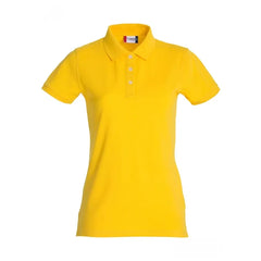 Polo voor Dames Premium van Clique - Geel