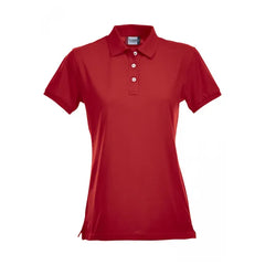 Polo voor Dames Premium van Clique Rood