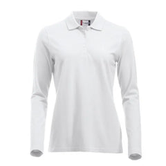 Classic Polo met Lange Mouwen Wit