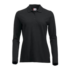 Classic Polo met Lange Mouwen Zwart