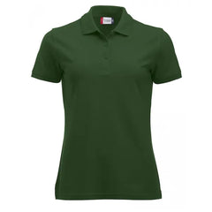 Manhattan Polo Shirt van Clique - Fles Groen