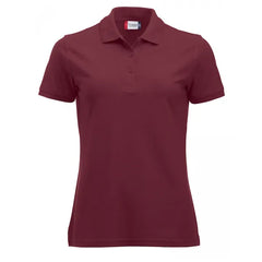 Manhattan Polo Shirt van Clique Bordeaux