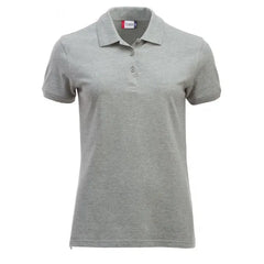 Manhattan Polo Shirt van Clique Melange Grijs