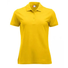 Manhattan Polo Shirt van Clique - Geel