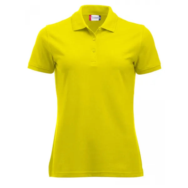 polo mix kwaliteit casual dames signaal geel voorzijde 26028251