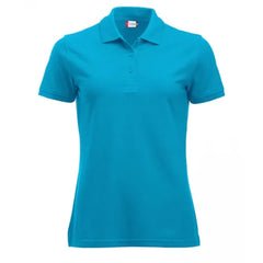 Manhattan Polo Shirt van Clique Turquoise