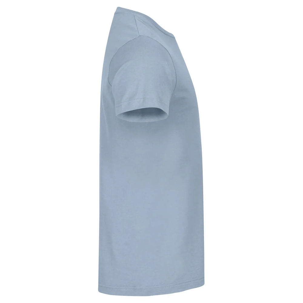basic T shirt men clique zacht blauw rechter mouw 26029030