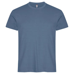 Basic-T-shirt van Clique voor Heren - Staalblauw