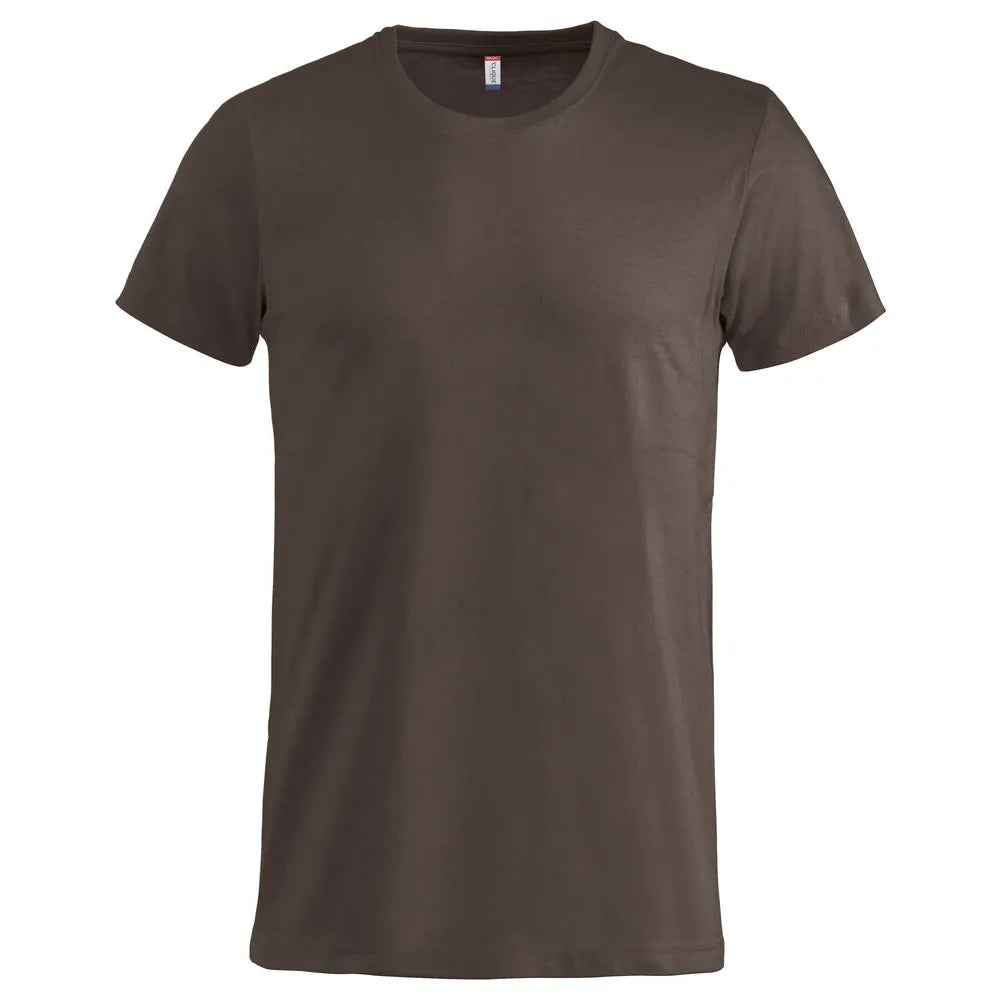 Basic T shirt van Clique dark mocca 26029030