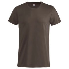 Basic-T-shirt van Clique voor Heren - Dark Mokka