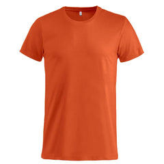 Basic-T-shirt van Clique voor Heren - Diep Oranje