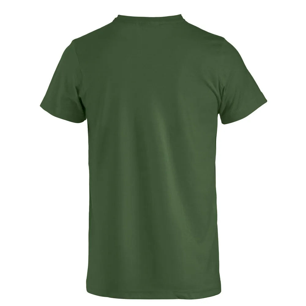 Clique Basic T-shirt voor heren achterzijde, Flessengroen - 26029030
