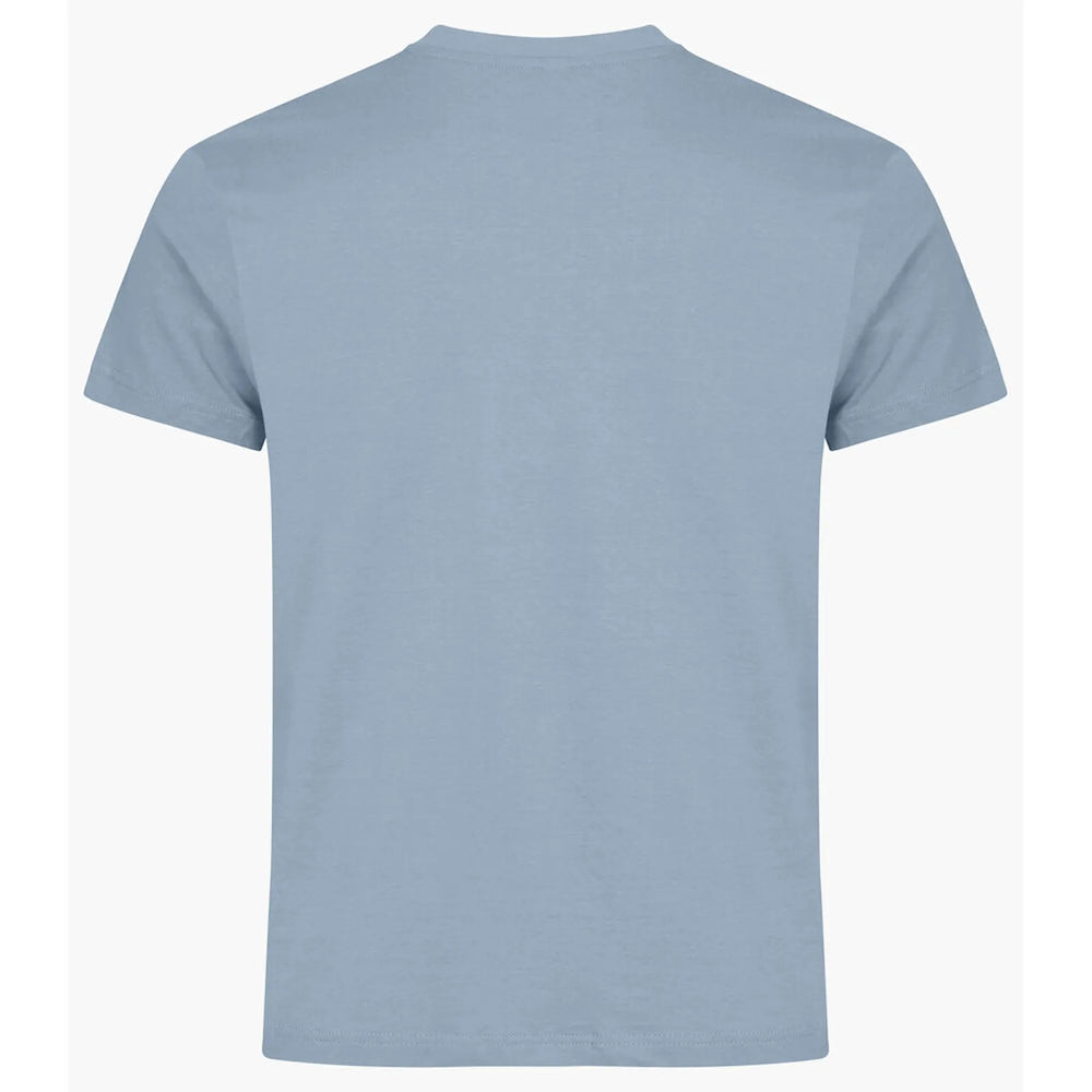 Clique Basic T-shirt voor heren achterzijde, Lichtblauw - 26029030