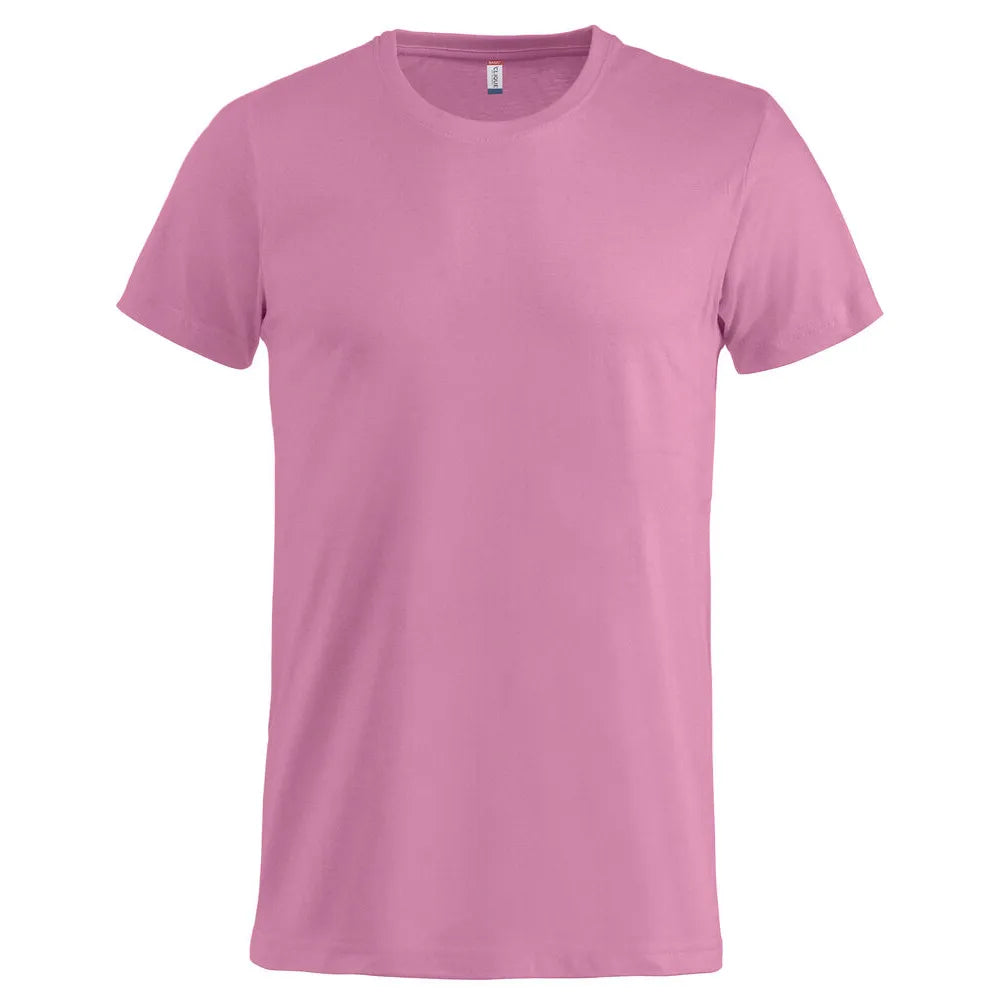 Clique Basic T-shirt voor heren, Felroze - 26029030