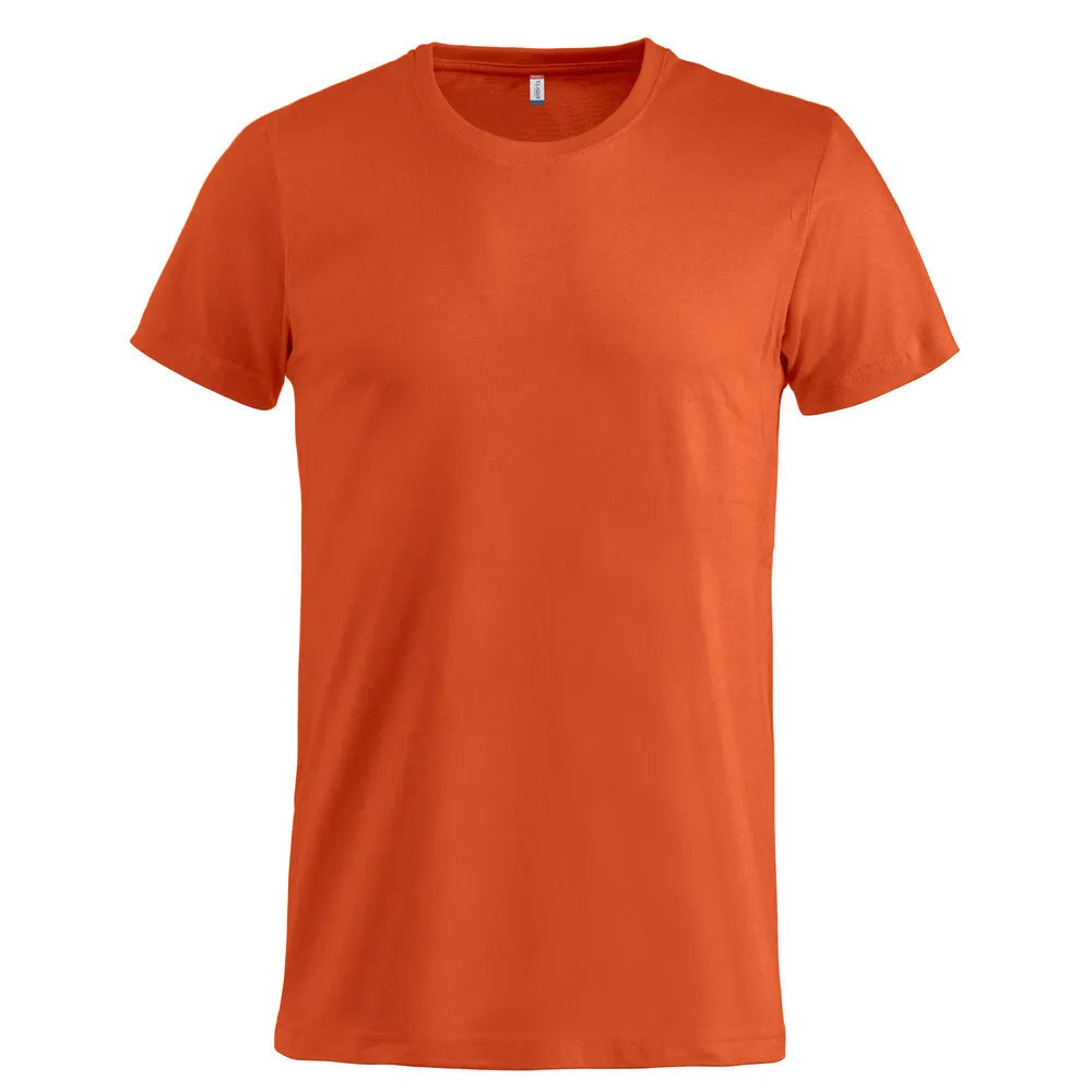 Clique Basic T-shirt voor heren, Oranje - 26029030