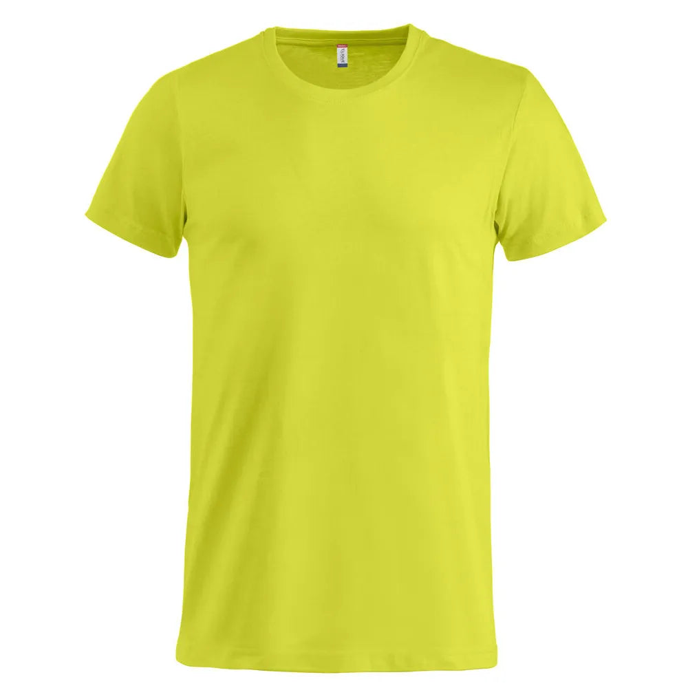 Clique Basic T-shirt voor heren, Signaalgroen - 26029030