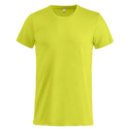 Clique Basic T-shirt voor heren, Signaalgroen - 26029030