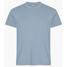 Clique Basic T-shirt voor heren voorzijde, Lichtblauw - 26029030