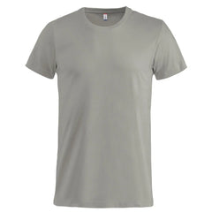 Basic-T-shirt van Clique voor Heren - Zilver Grijs