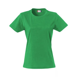 Basic T-shirt dames van Clique, Appelgroen - 26029031