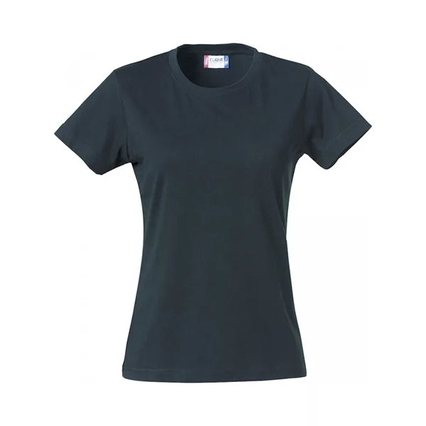 Basic T-shirt dames van Clique, Donkermarineblauw - 26029031