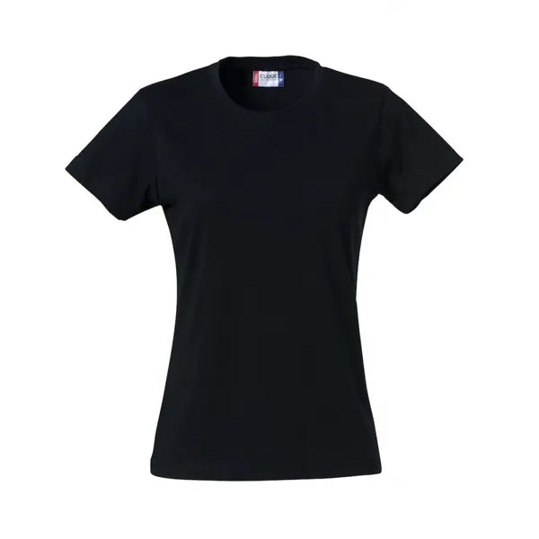 Basic T-shirt dames van Clique, Zwart - 26029031