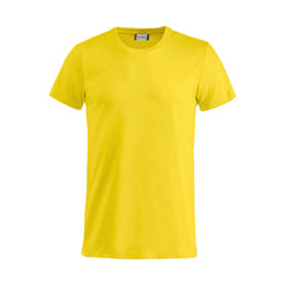 Basic-t junior kinderen T-shirt van Clique, Geel - 26029032