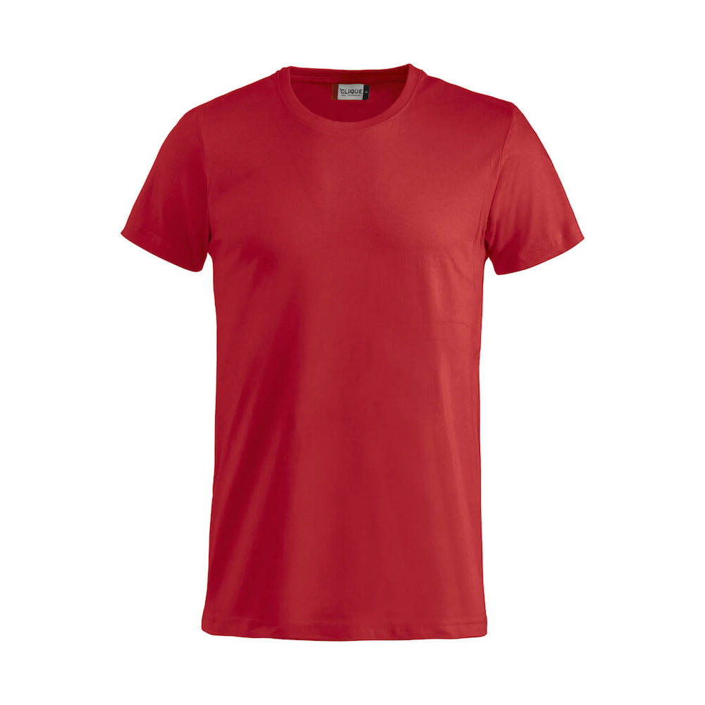 Basic-t junior kinderen T-shirt van Clique, Rood - 26029032