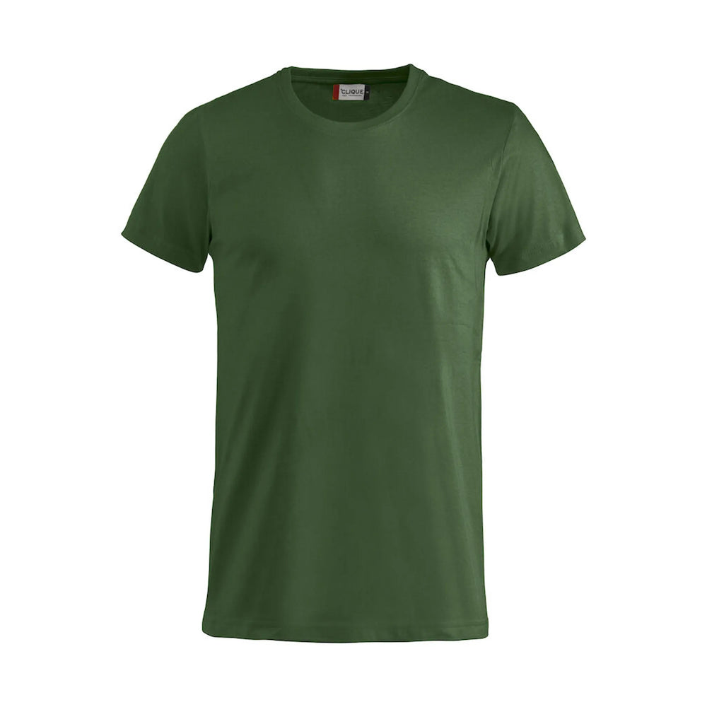 basic t-shirt kinderen clique flessen groen voorzijde 26029032