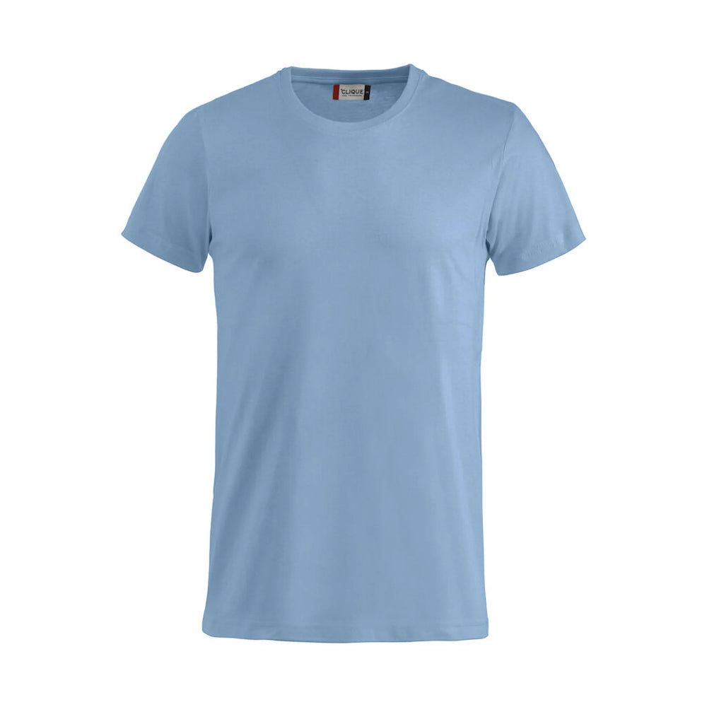 basic t-shirt kinderen clique licht blauw voorzijde 26029032 