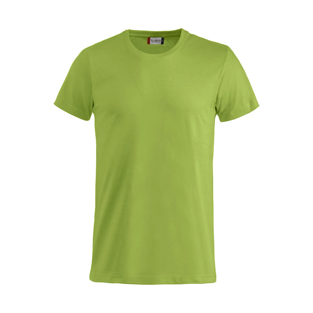 basic t-shirt kinderen clique olijf groen voorzijde 26029032 