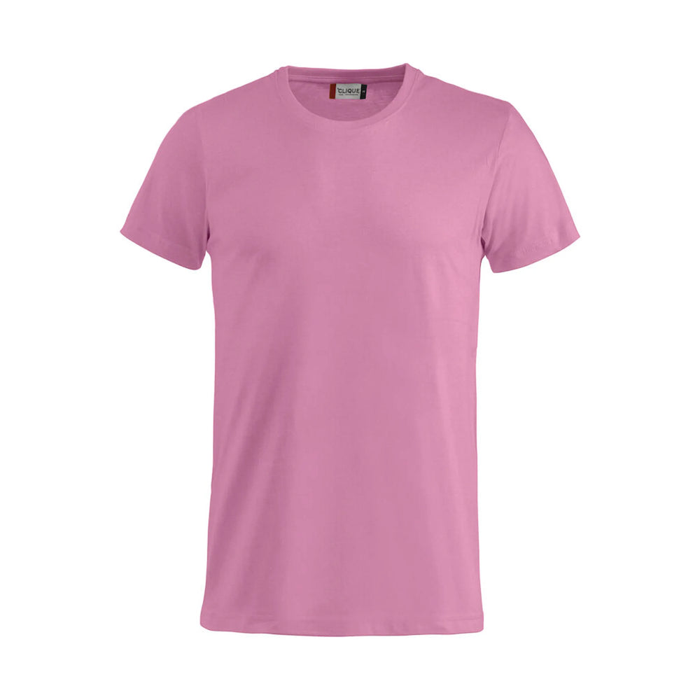 basic t-shirt kinderen clique roze voorzijde 26029032 