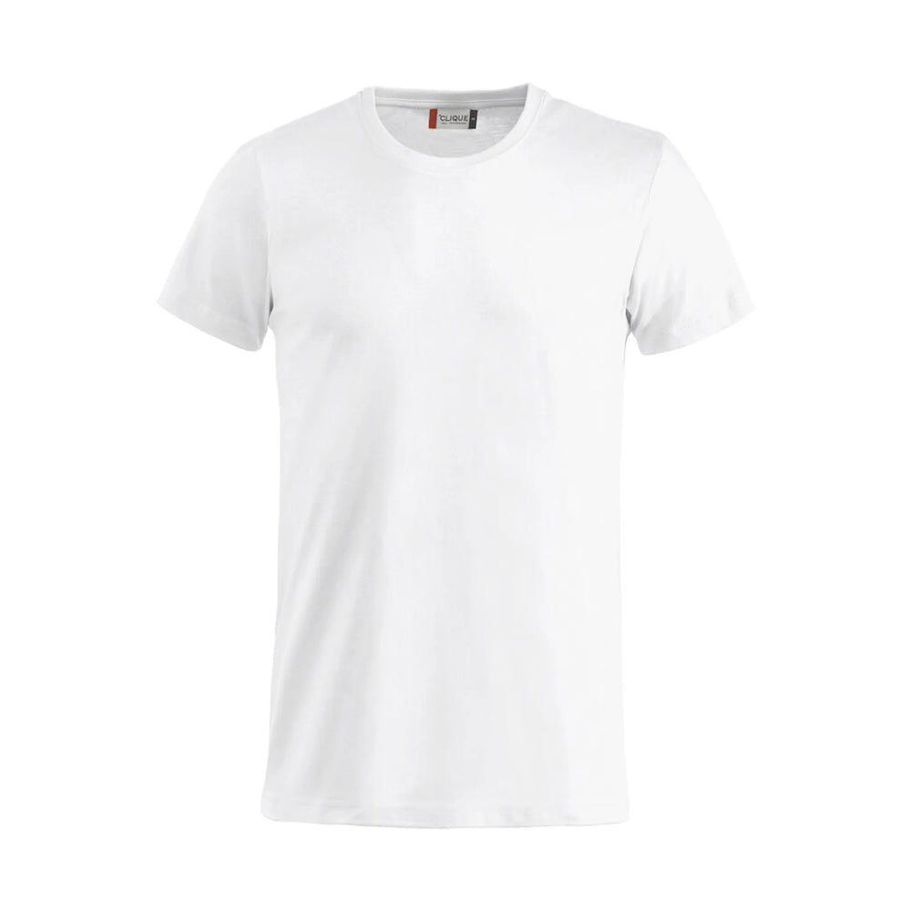 basic t-shirt kinderen clique wit voorzijde 26029032