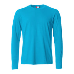 Clique Modern Lichtgewicht T-shirt met Lange Mouwen - Turquoise