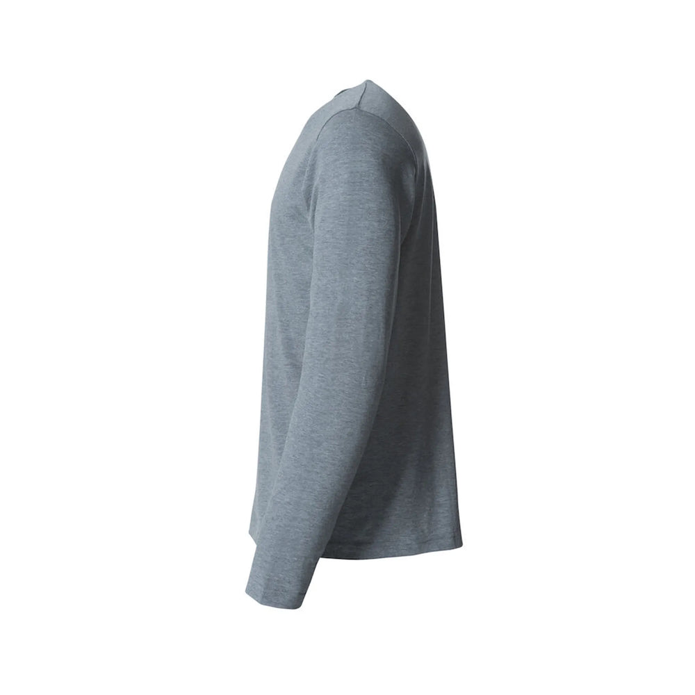  clique modern lichtgewicht t shirt met lange mouwen grijs linkermouw 26029033     