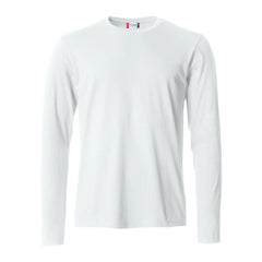 Clique Modern Lichtgewicht T-shirt met Lange Mouwen - Wit