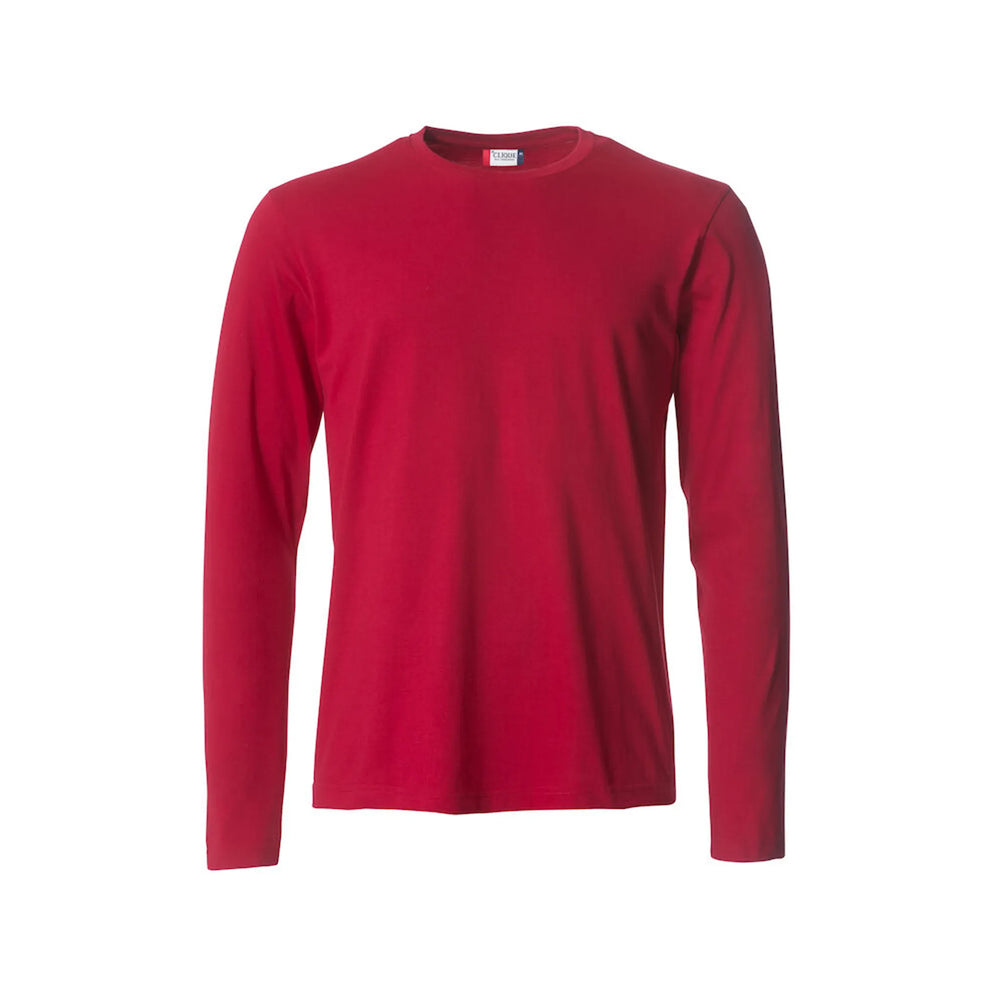 clique modern lichtgewicht t shirt lange mouwen burgundy 26029033       