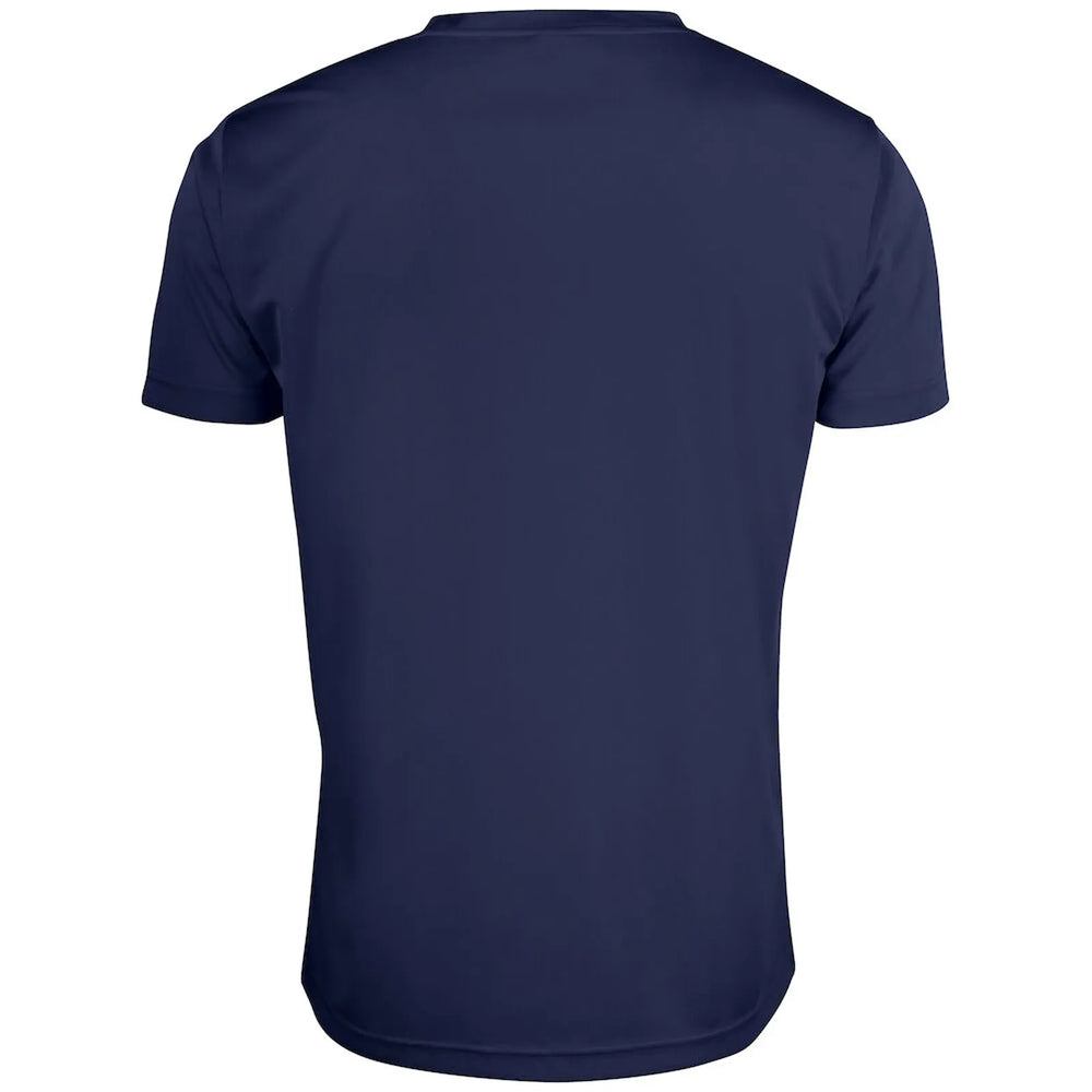 Clique Sportief Basis T shirt korte mouw  dark navy achterzijde 26029038