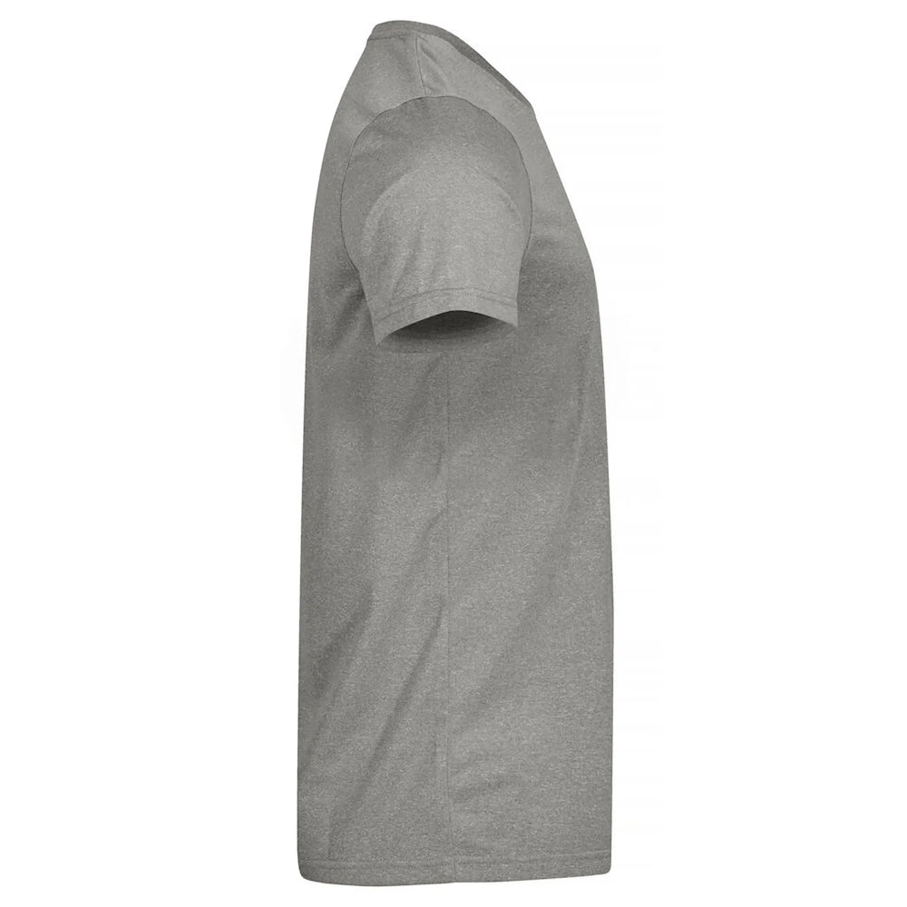 Clique Sportief Basis t shirt grijs melange rechtermouw 26029038