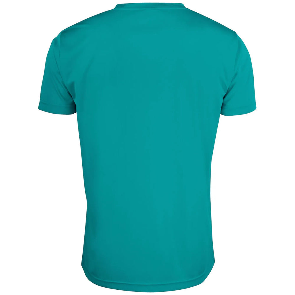  Clique Sportief Basis T shirt korte mouw lagoon achterzijde 26029038     