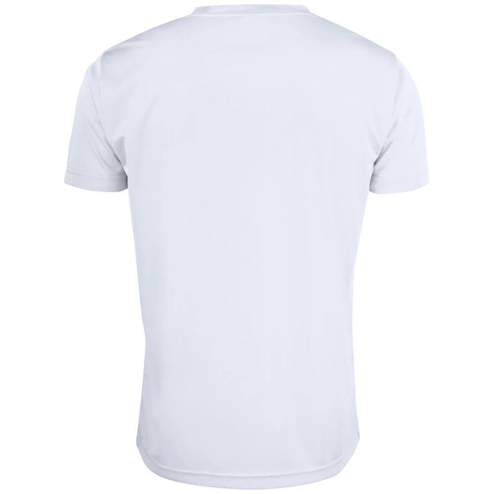 Clique Sportief Basis T shirt korte mouw wit achterzijde  26029038