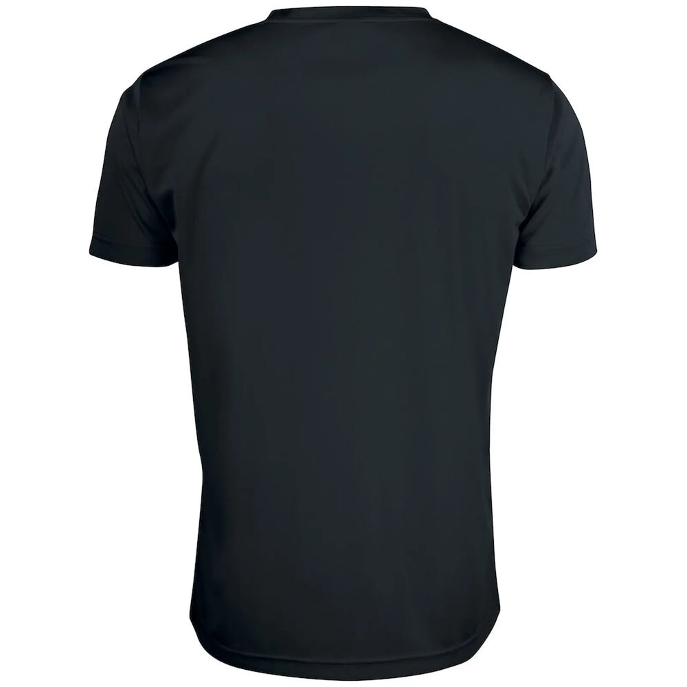 Clique Sportief Basis T shirt zwart korte mouw achterzijde 26029038