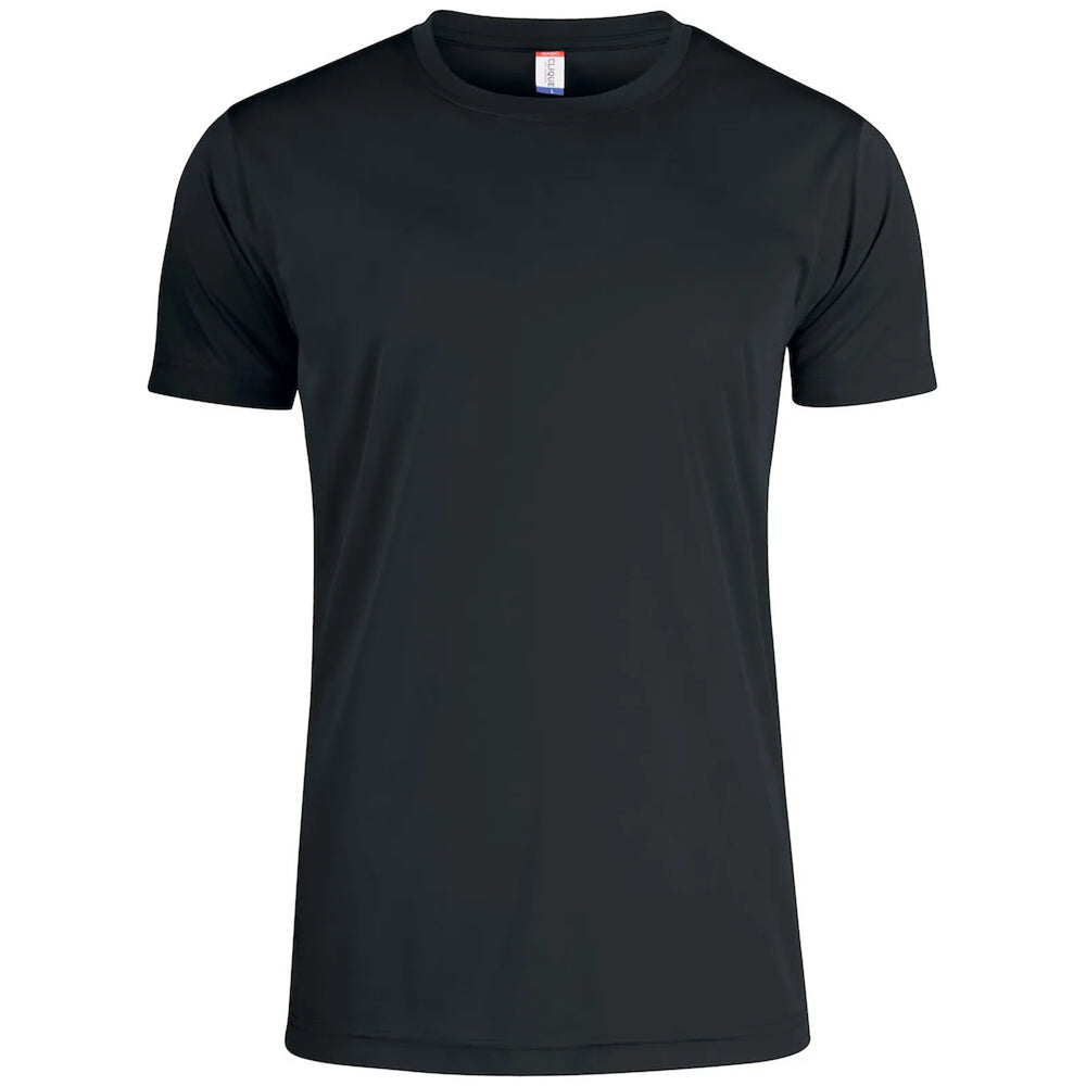 Clique Sportief Basis T shirt korte mouw zwart 26029038