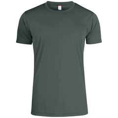 Clique Sportief Basis T-shirt Donkergrijs - Pistol