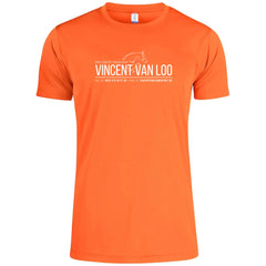 Clique Sportief Basis T-shirt - Signaaloranje
