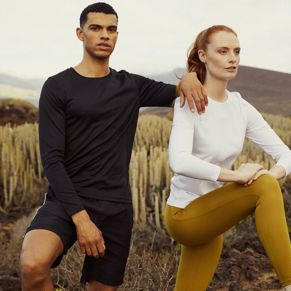 spun dyed t shirt lange mouwen sfeer foto 26029040