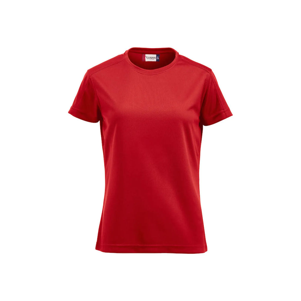 Clique sport-T-shirt voor dames, Rood - 26029335
