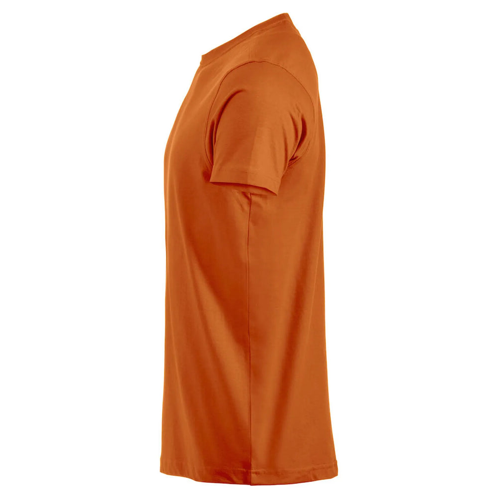 kwaliteit modern t shirt diep oranje linker mouw 26029340