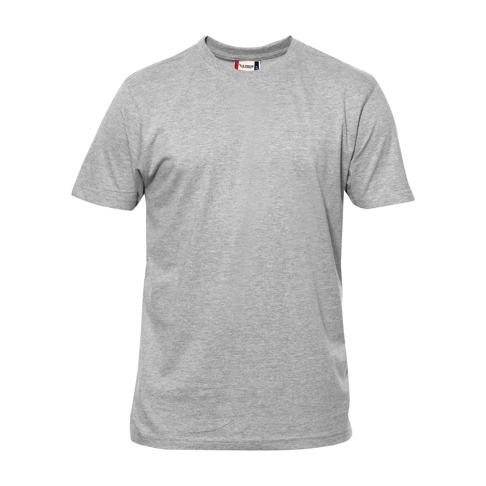 kwaliteit modern t shirt grijs melange voorzijde 26029340