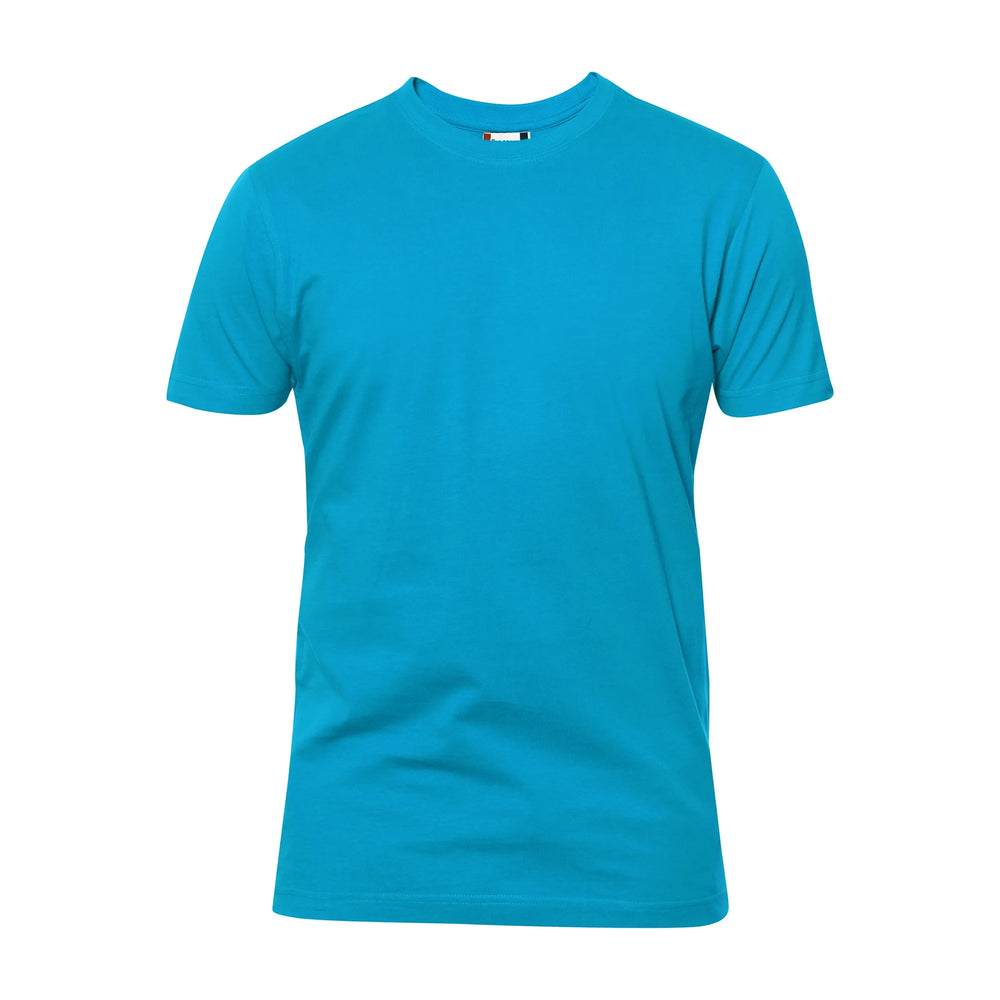 kwaliteit modern t shirt turquoise voorzijde 26029340